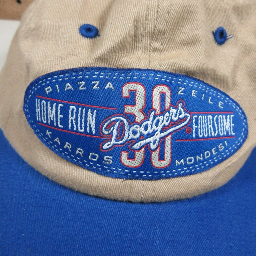 Vintage 90s BDA boys Dodgers Piazza Karros Mondesi Zeile Home Run 4some snapback